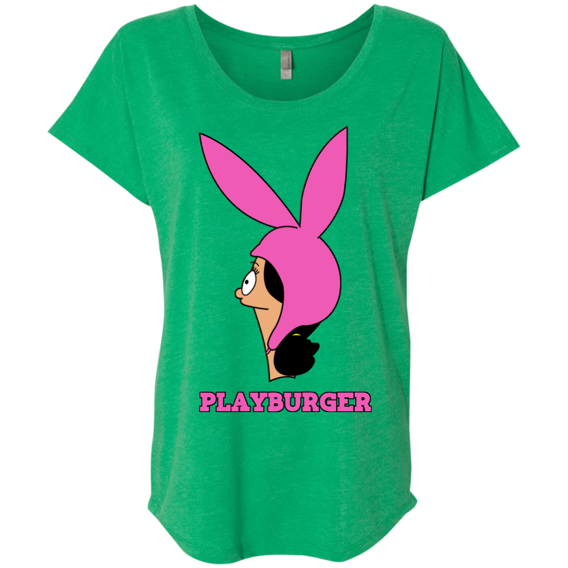 T-Shirts Envy / X-Small Playburger Triblend Dolman Sleeve