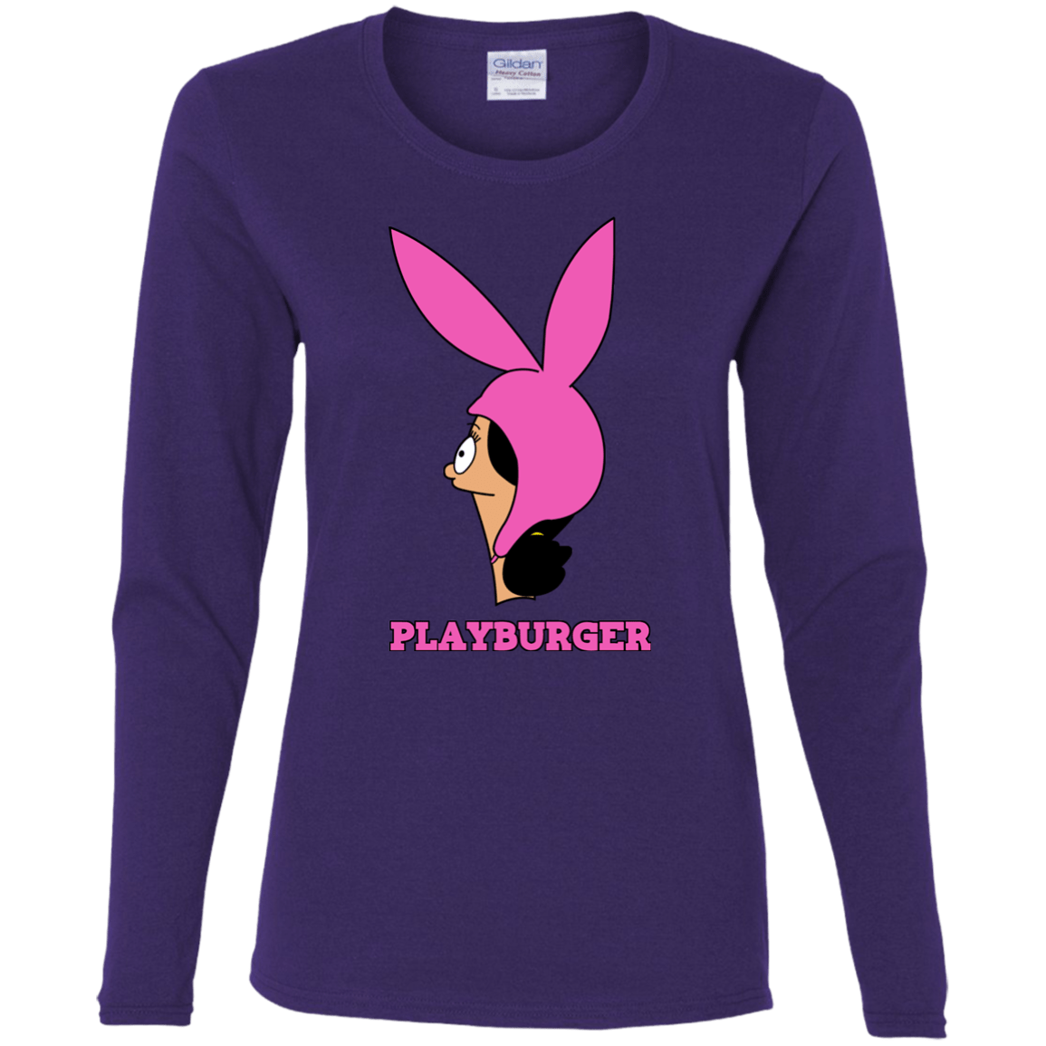 T-Shirts Purple / S Playburger Women's Long Sleeve T-Shirt