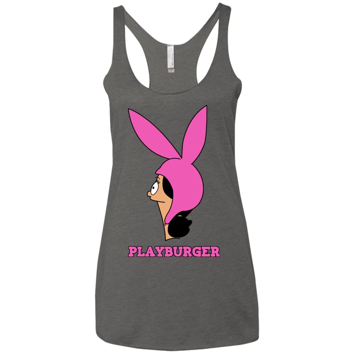 T-Shirts Premium Heather / X-Small Playburger Women's Triblend Racerback Tank