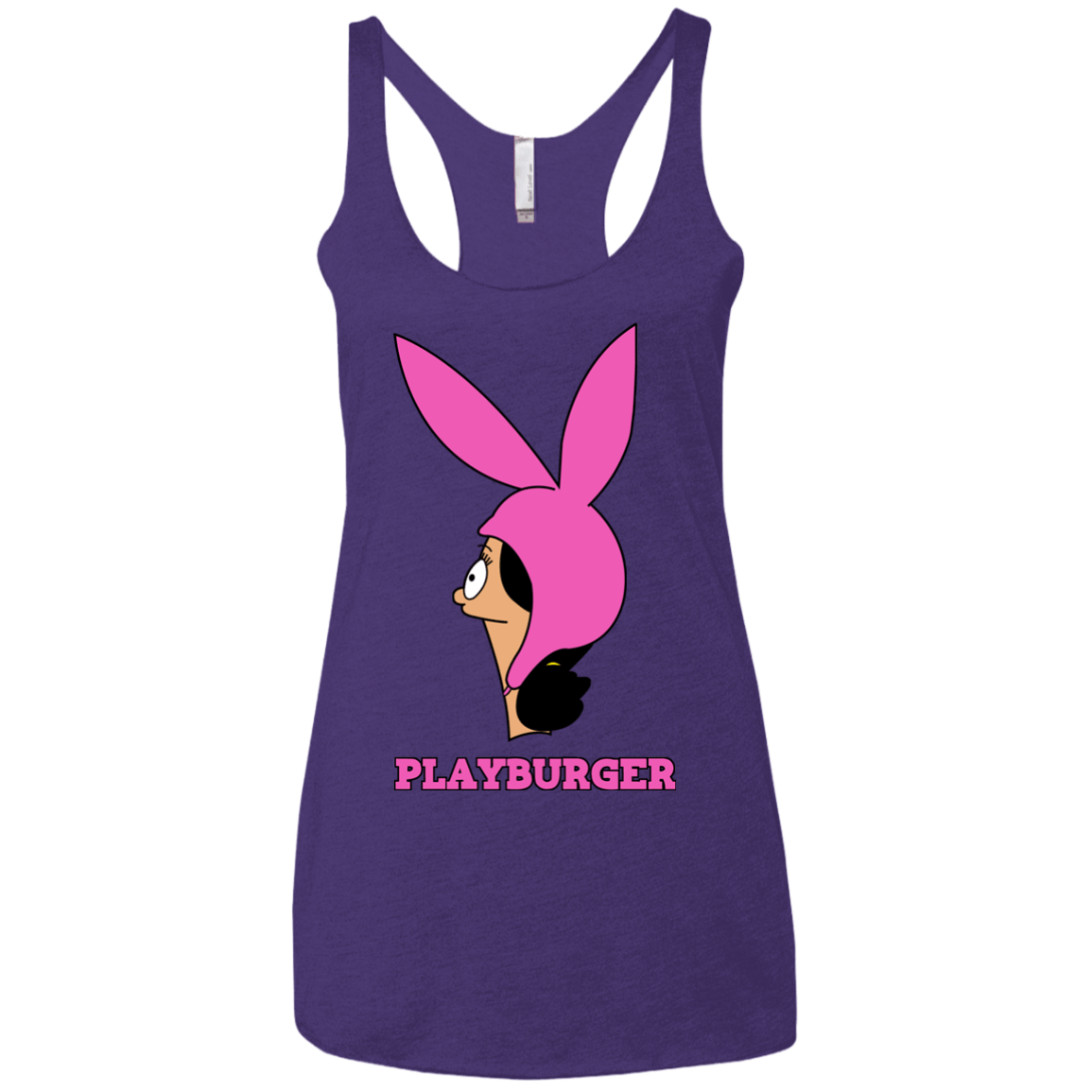 T-Shirts Purple Rush / X-Small Playburger Women's Triblend Racerback Tank