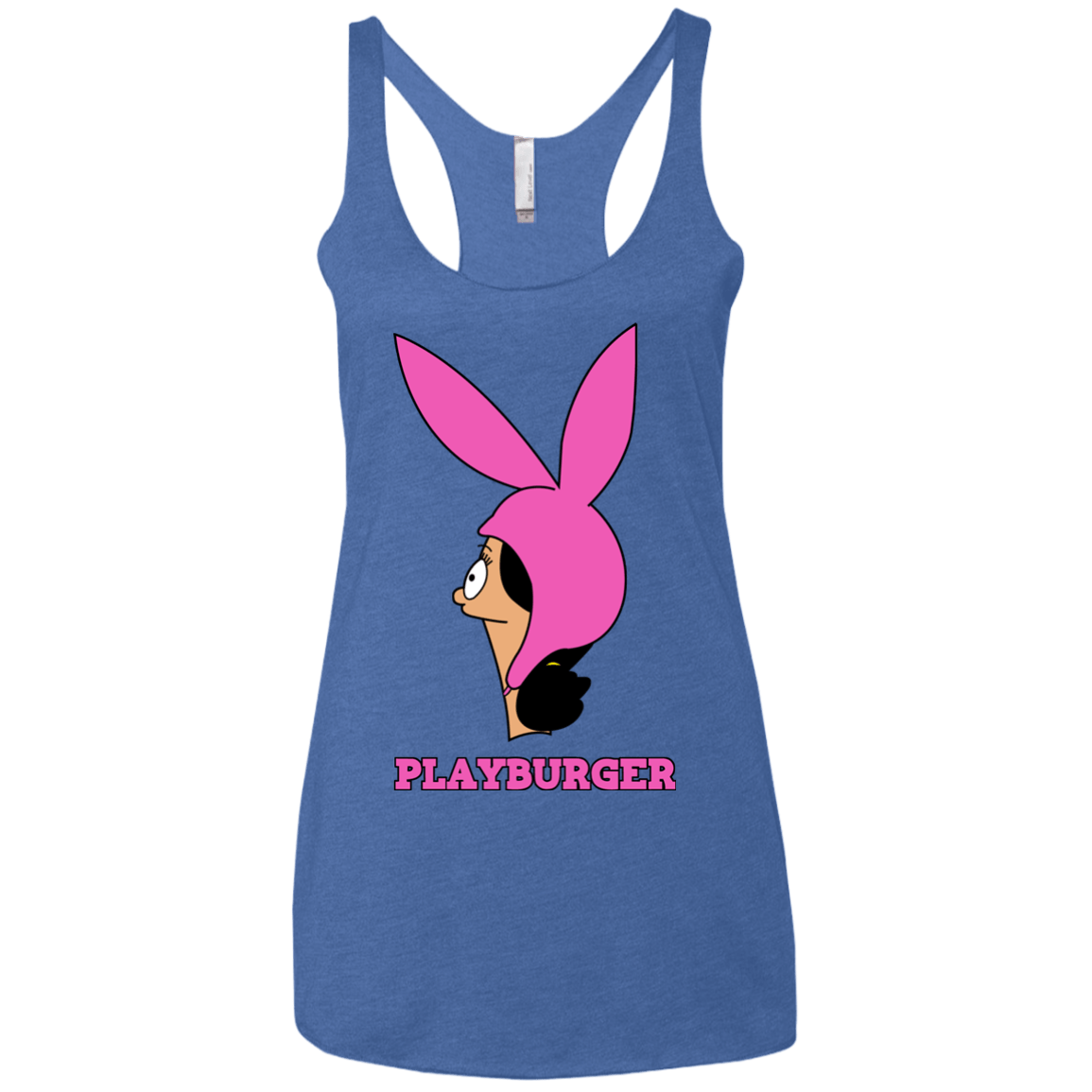 T-Shirts Vintage Royal / X-Small Playburger Women's Triblend Racerback Tank