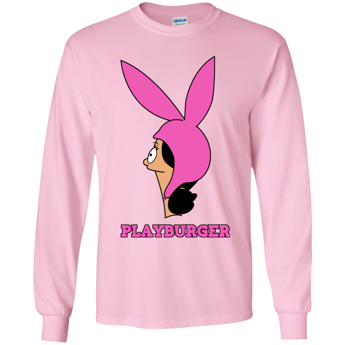 T-Shirts Light Pink / YS Playburger Youth Long Sleeve T-Shirt