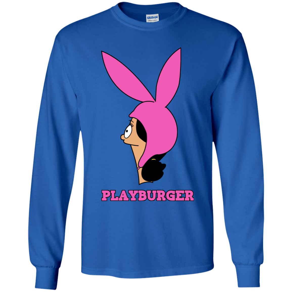 T-Shirts Royal / YS Playburger Youth Long Sleeve T-Shirt