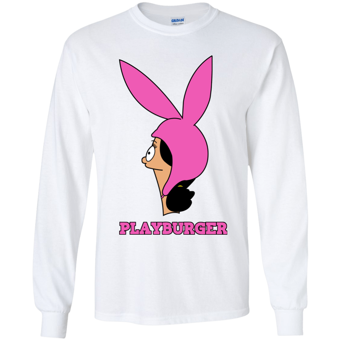 T-Shirts White / YS Playburger Youth Long Sleeve T-Shirt