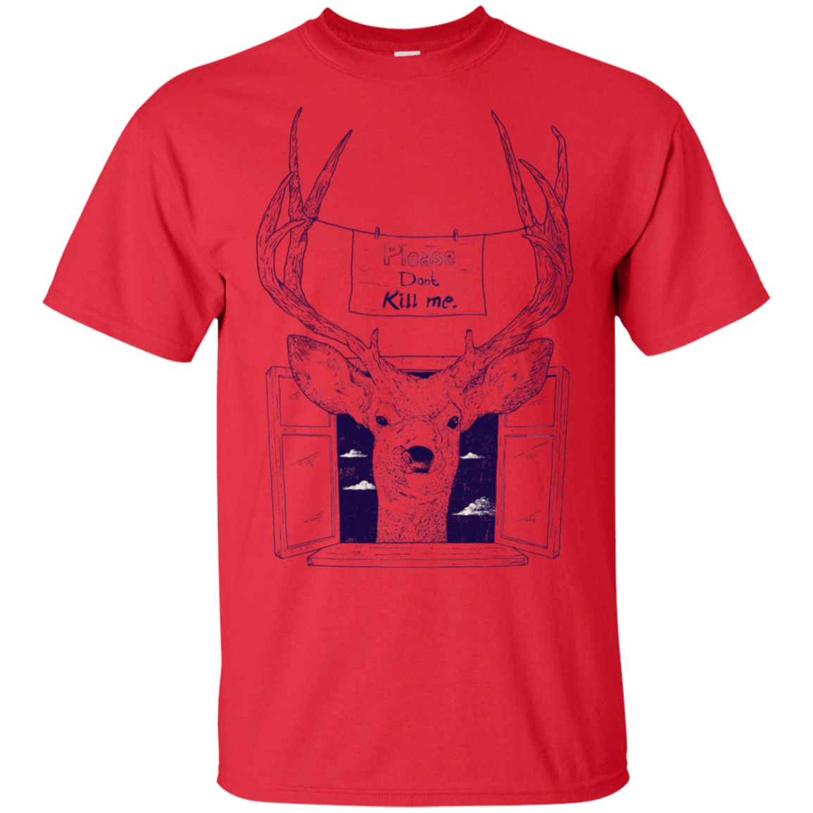 T-Shirts Red / S Please Don't Kill Me T-Shirt