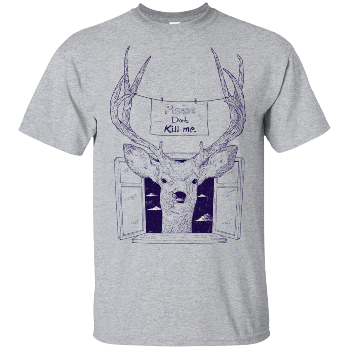 T-Shirts Sport Grey / S Please Don't Kill Me T-Shirt