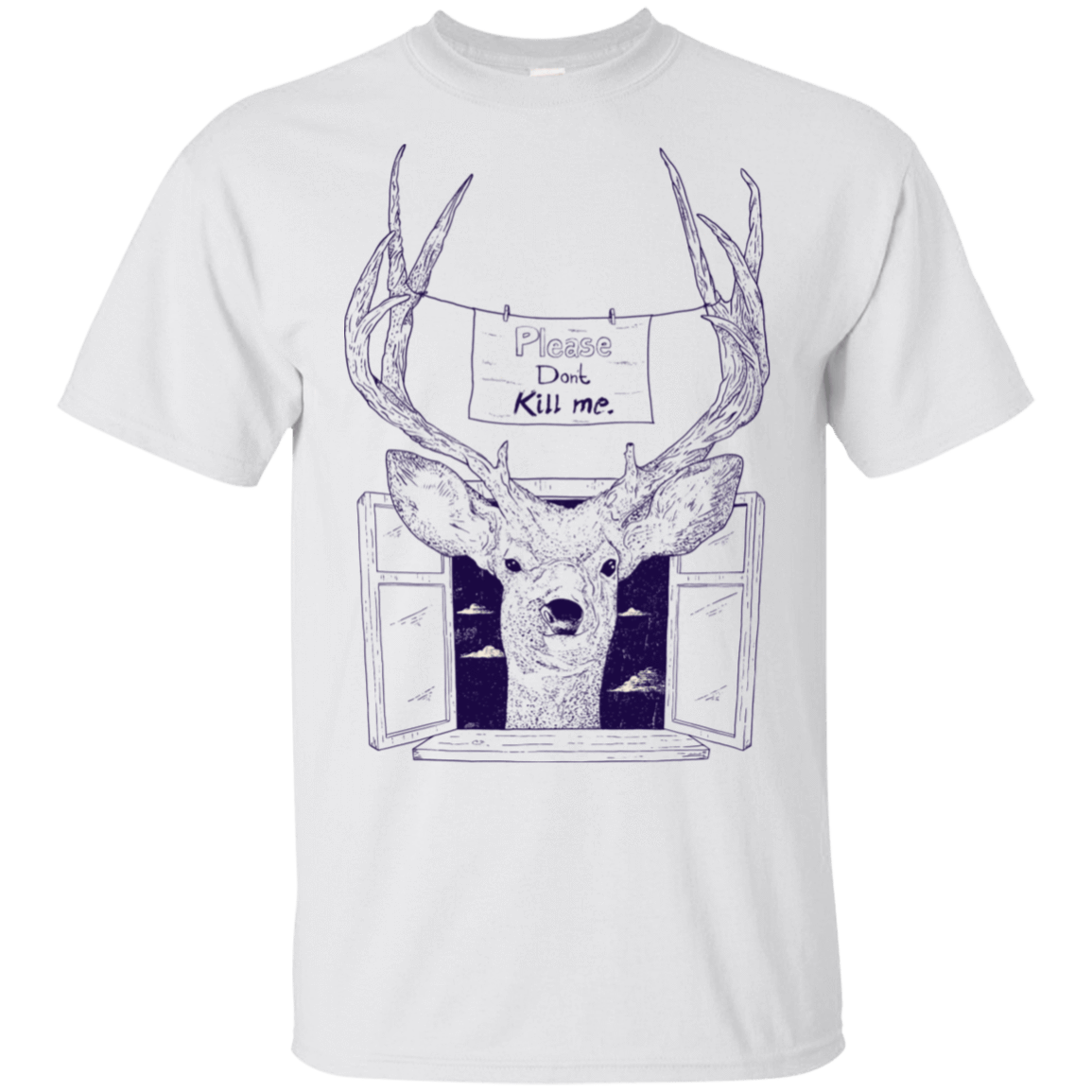 T-Shirts White / S Please Don't Kill Me T-Shirt