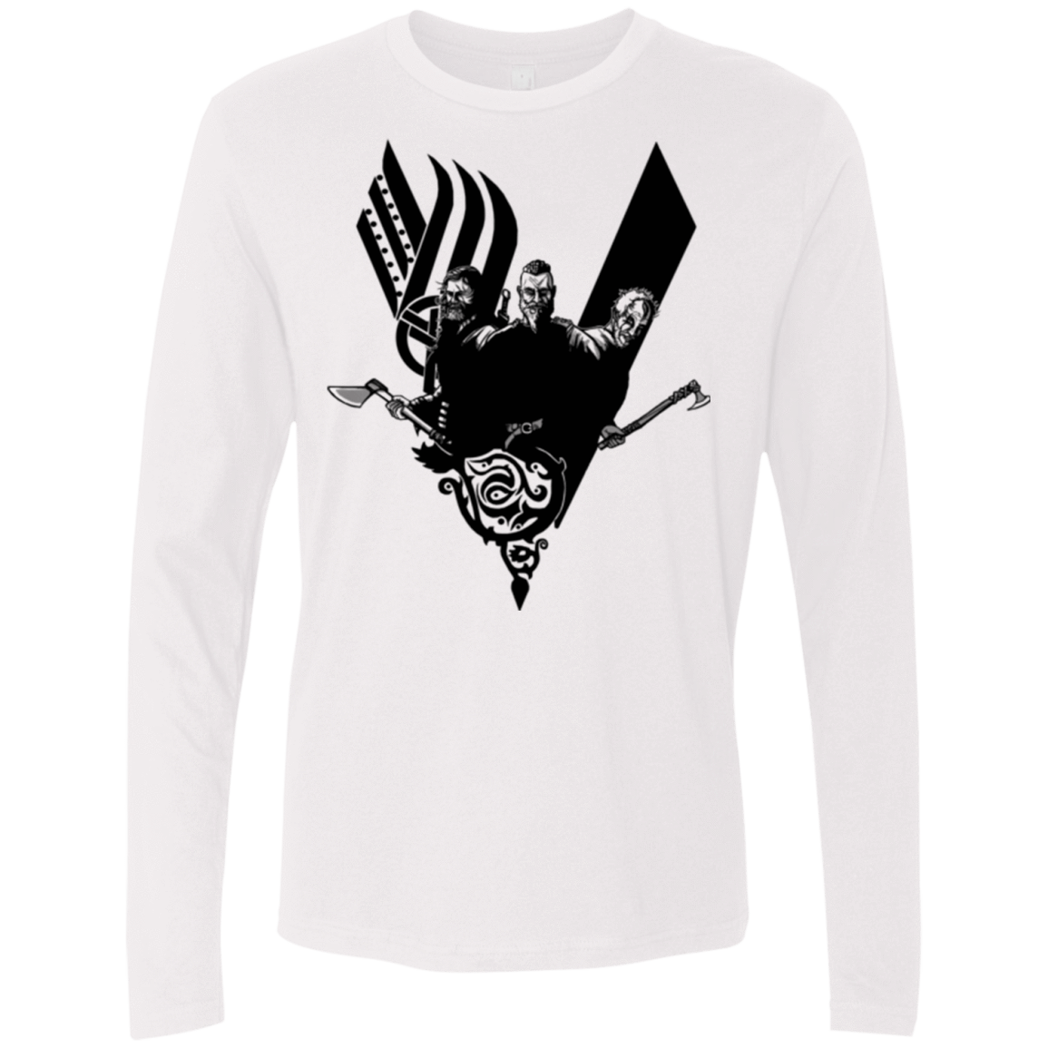 T-Shirts White / Small Plunder Men's Premium Long Sleeve