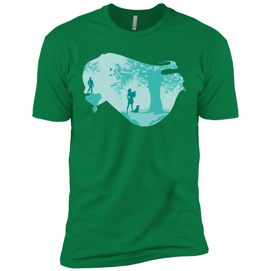 T-Shirts Kelly Green / X-Small Poca Portrait Pop Men's Premium T-Shirt