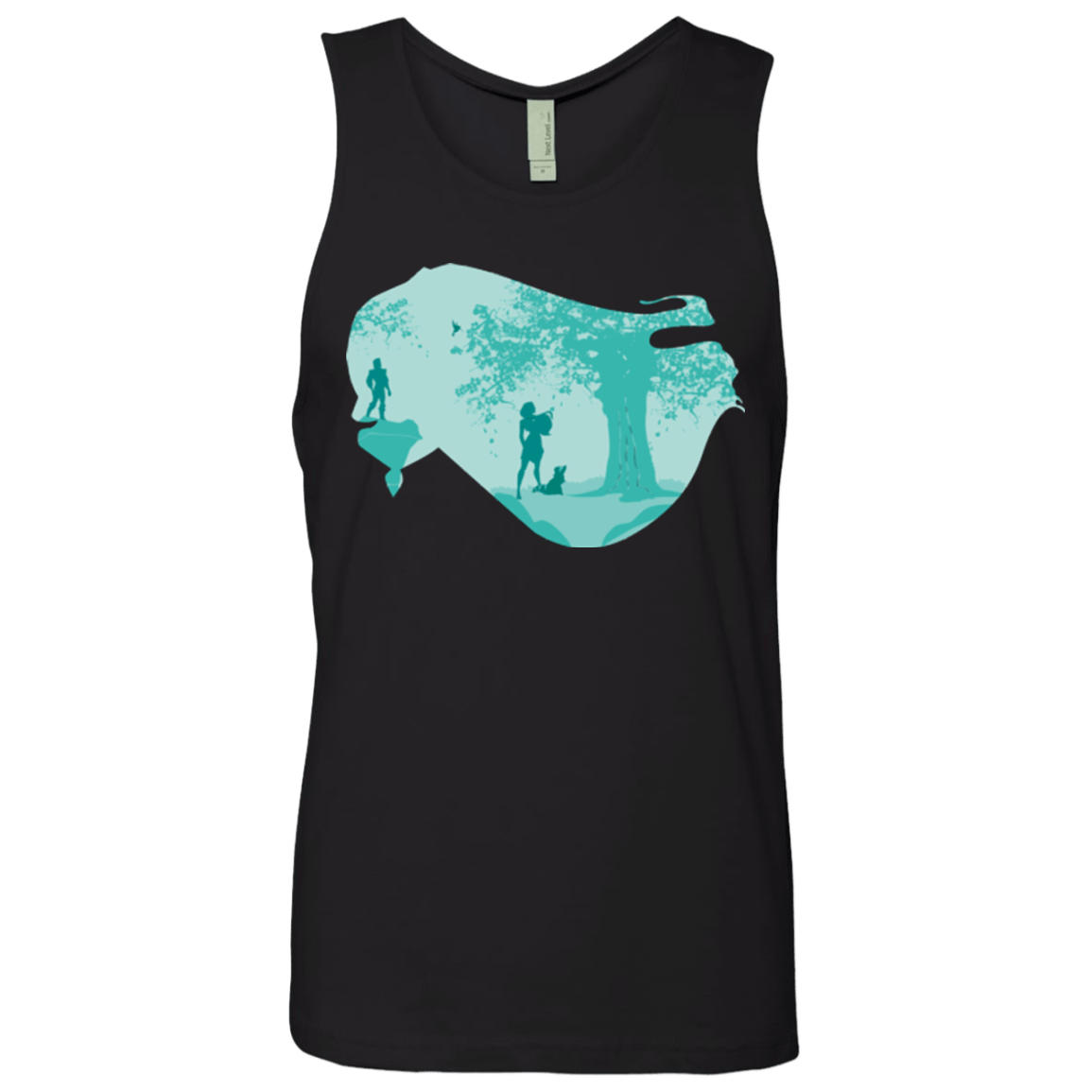 T-Shirts Black / Small Poca Portrait Pop Men's Premium Tank Top