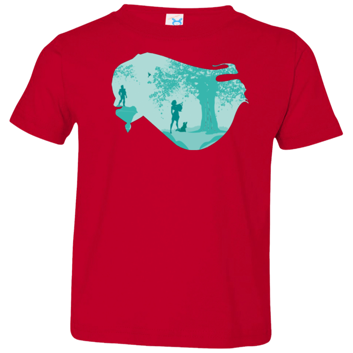 T-Shirts Red / 2T Poca Portrait Pop Toddler Premium T-Shirt