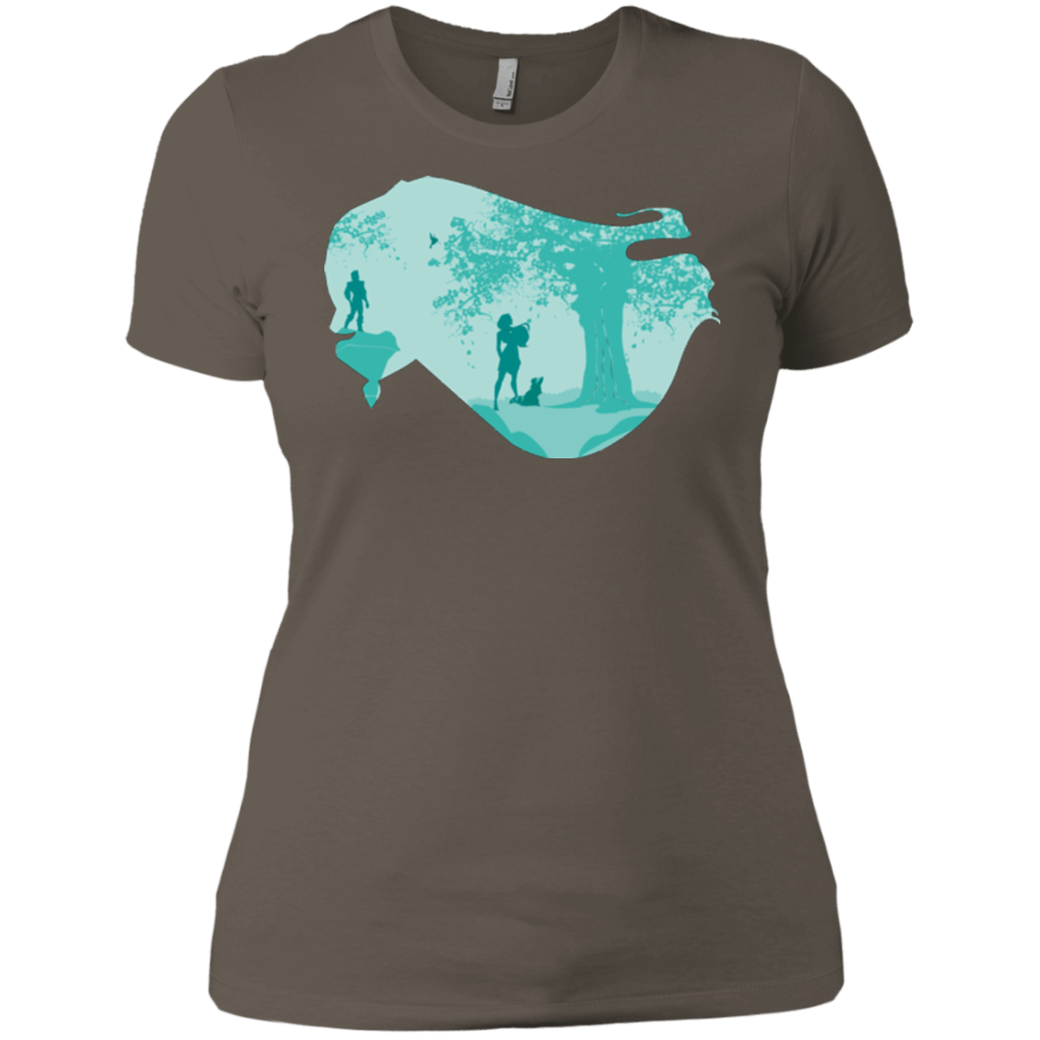 T-Shirts Warm Grey / X-Small Poca Portrait Pop Women's Premium T-Shirt