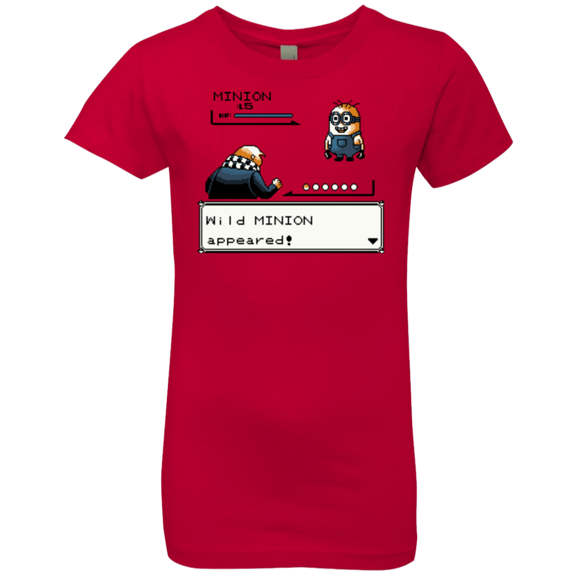T-Shirts Red / YXS Pocket minions Girls Premium T-Shirt