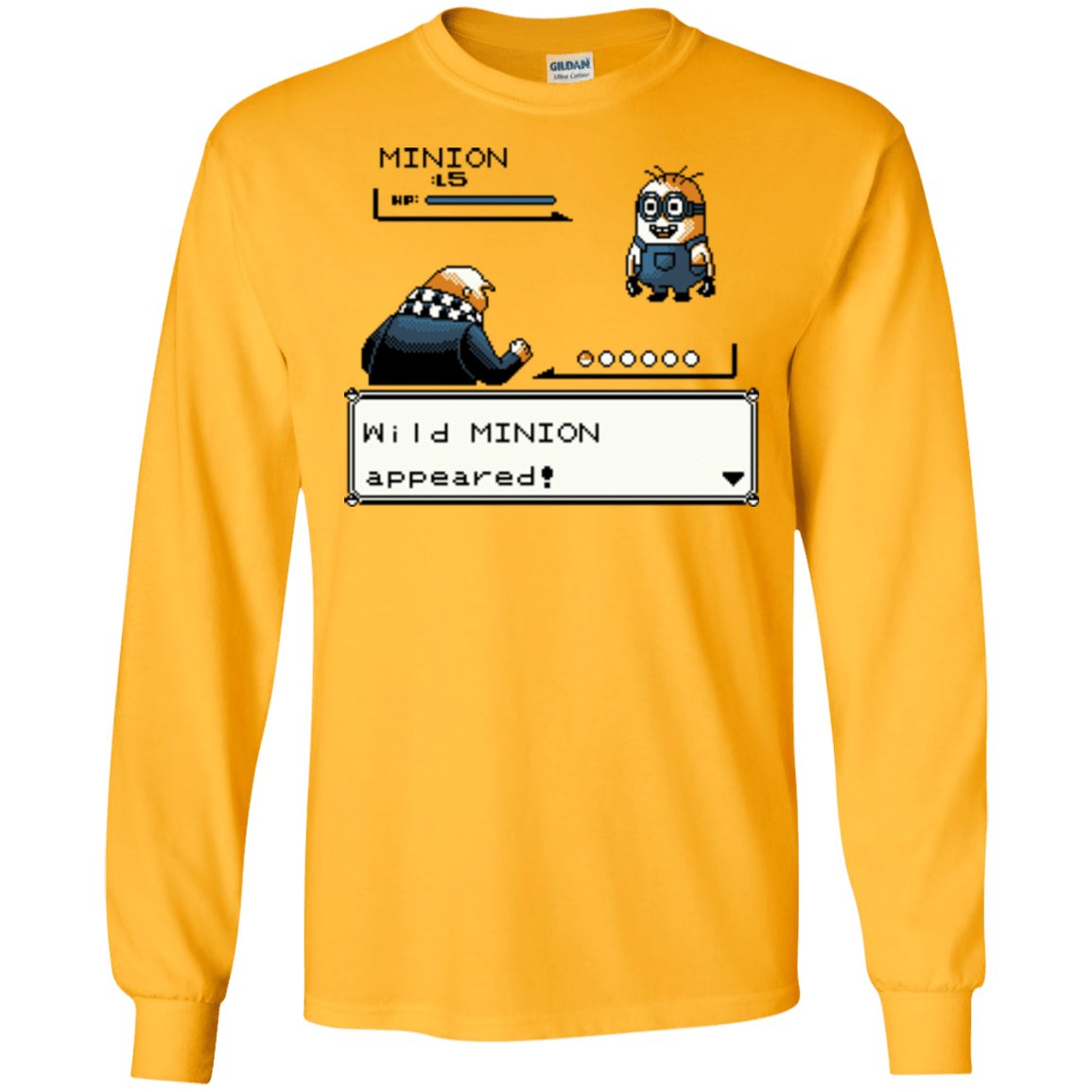 T-Shirts Gold / S Pocket minions Men's Long Sleeve T-Shirt