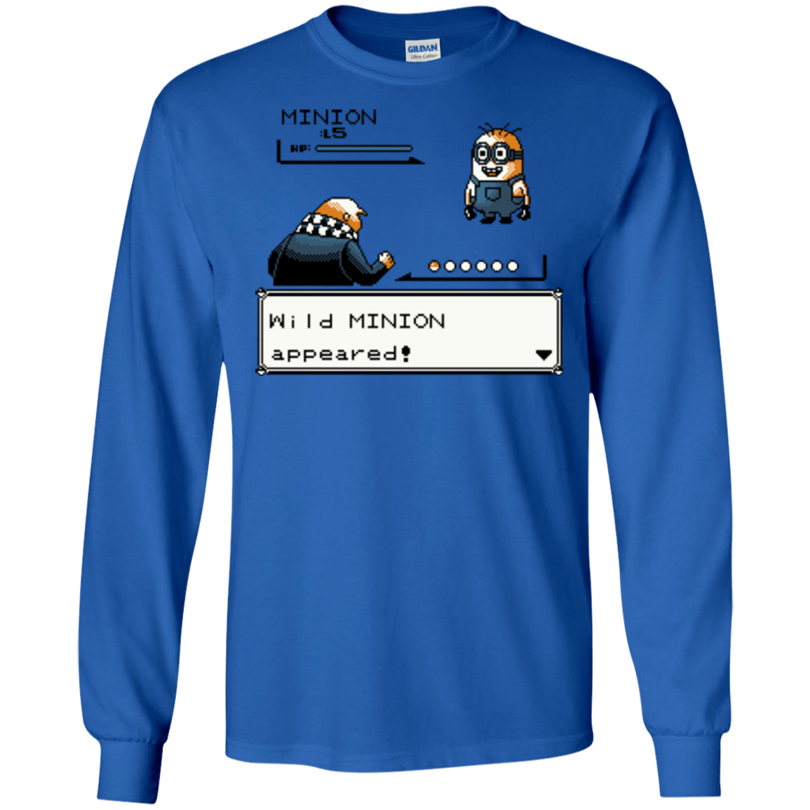 T-Shirts Royal / S Pocket minions Men's Long Sleeve T-Shirt