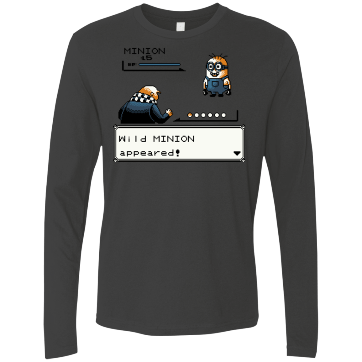 T-Shirts Heavy Metal / S Pocket minions Men's Premium Long Sleeve