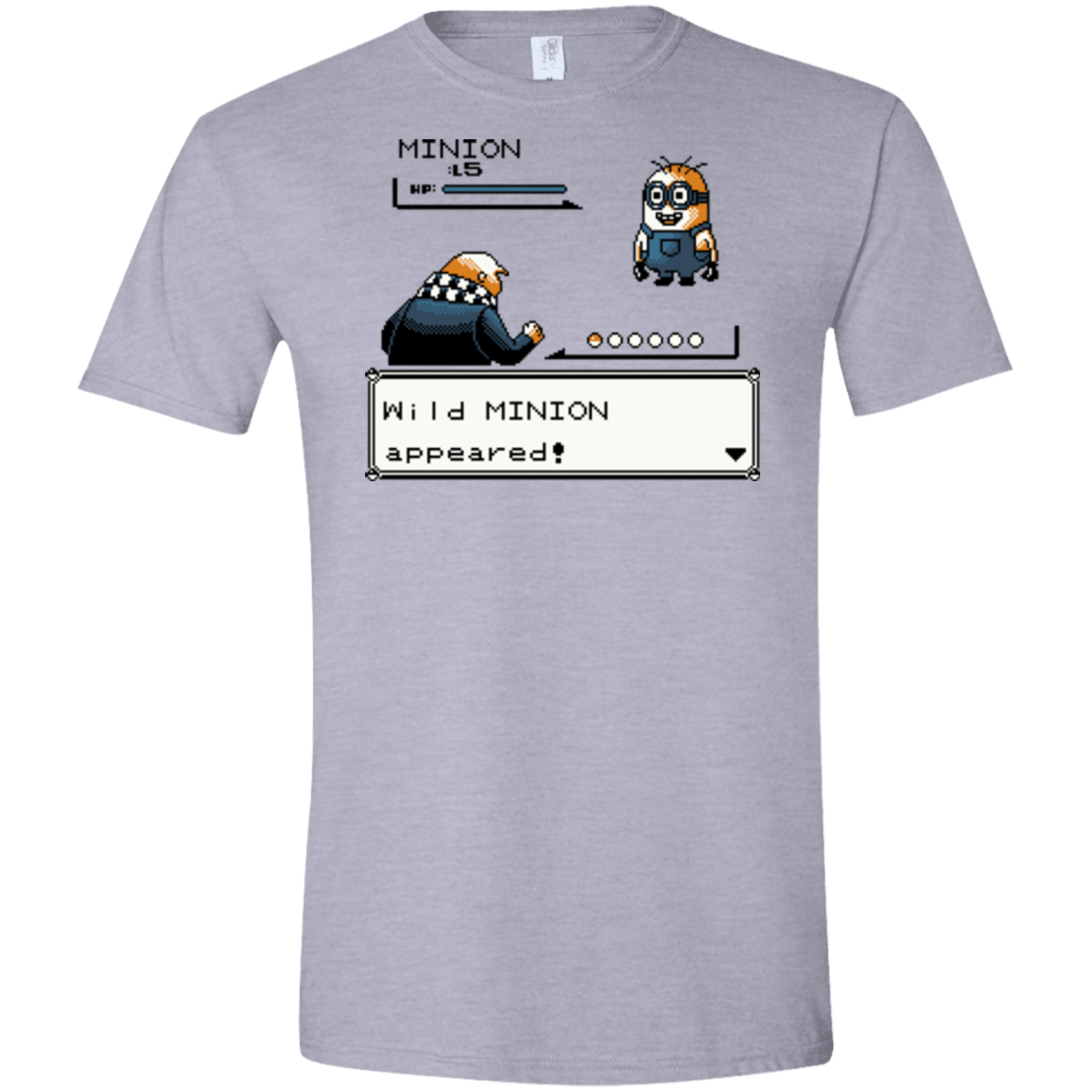 T-Shirts Sport Grey / X-Small Pocket minions Men's Semi-Fitted Softstyle