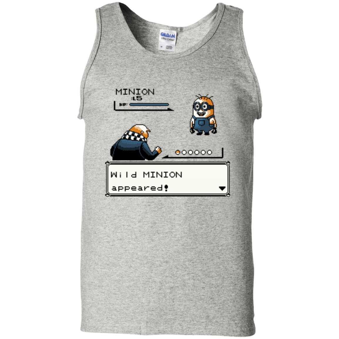 T-Shirts Ash / S Pocket minions Men's Tank Top