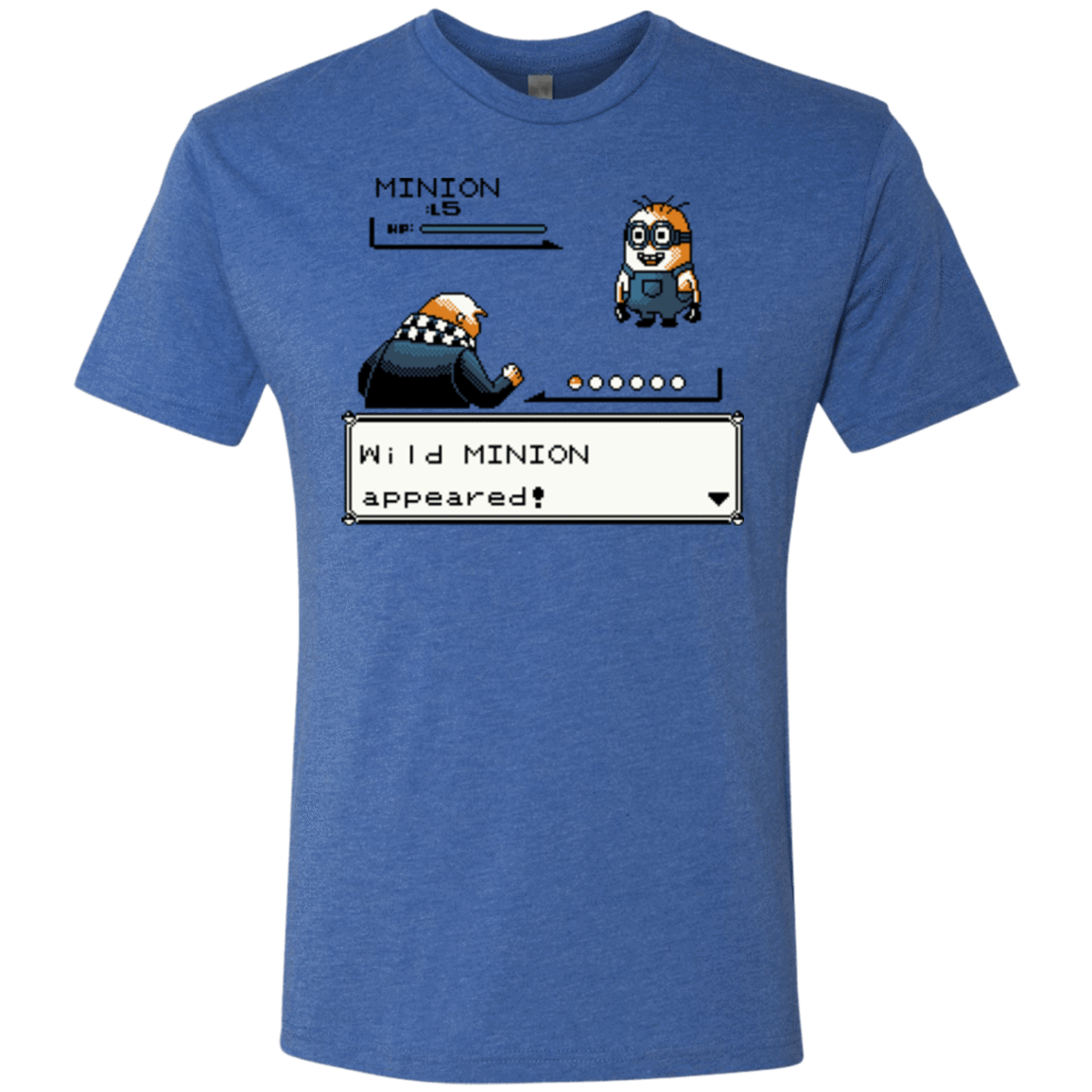 T-Shirts Vintage Royal / S Pocket minions Men's Triblend T-Shirt