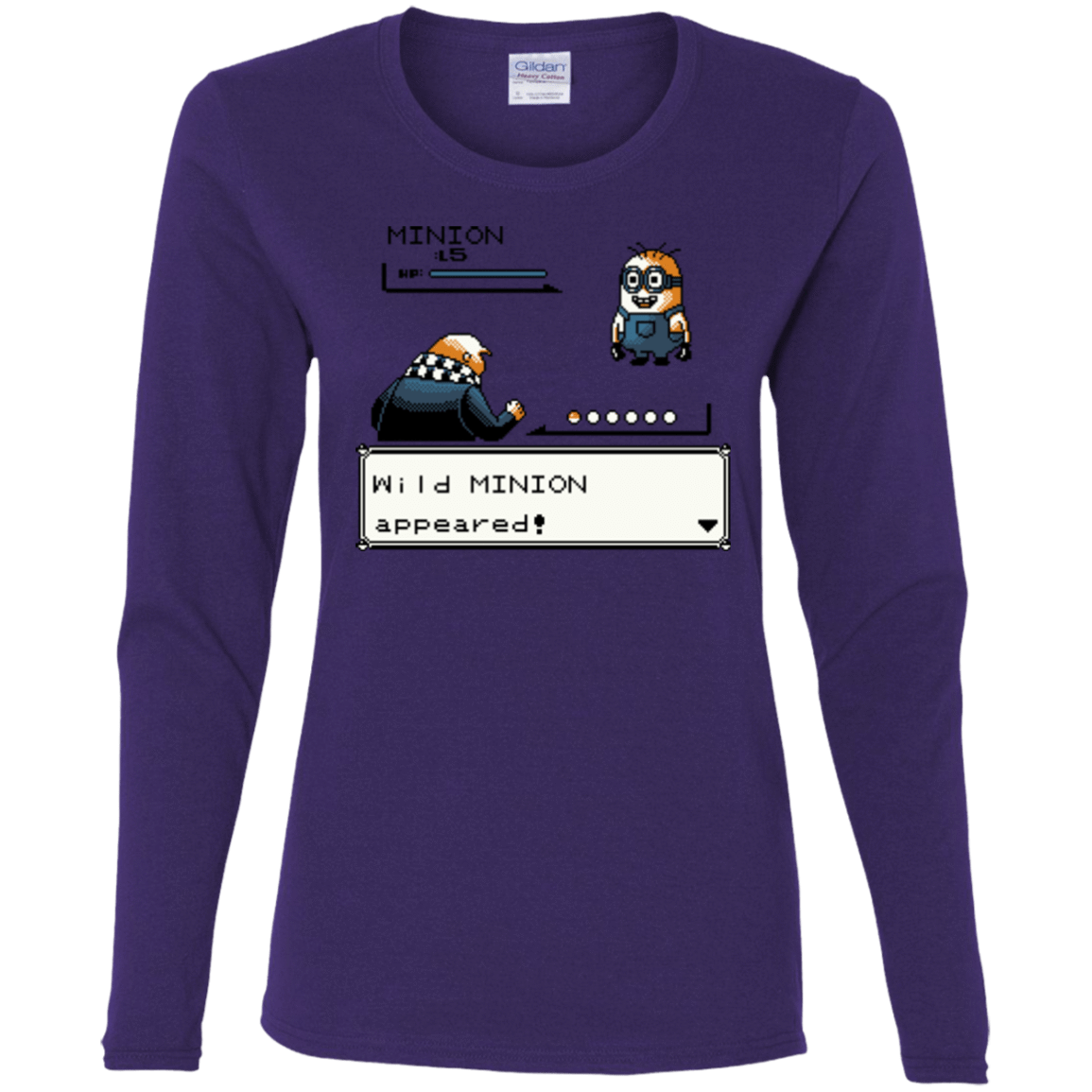 T-Shirts Purple / S Pocket minions Women's Long Sleeve T-Shirt