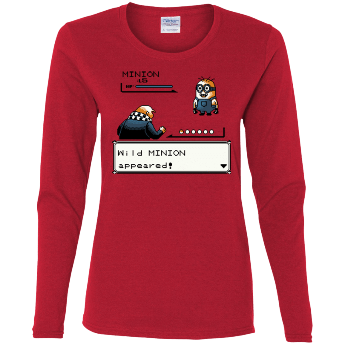 T-Shirts Red / S Pocket minions Women's Long Sleeve T-Shirt