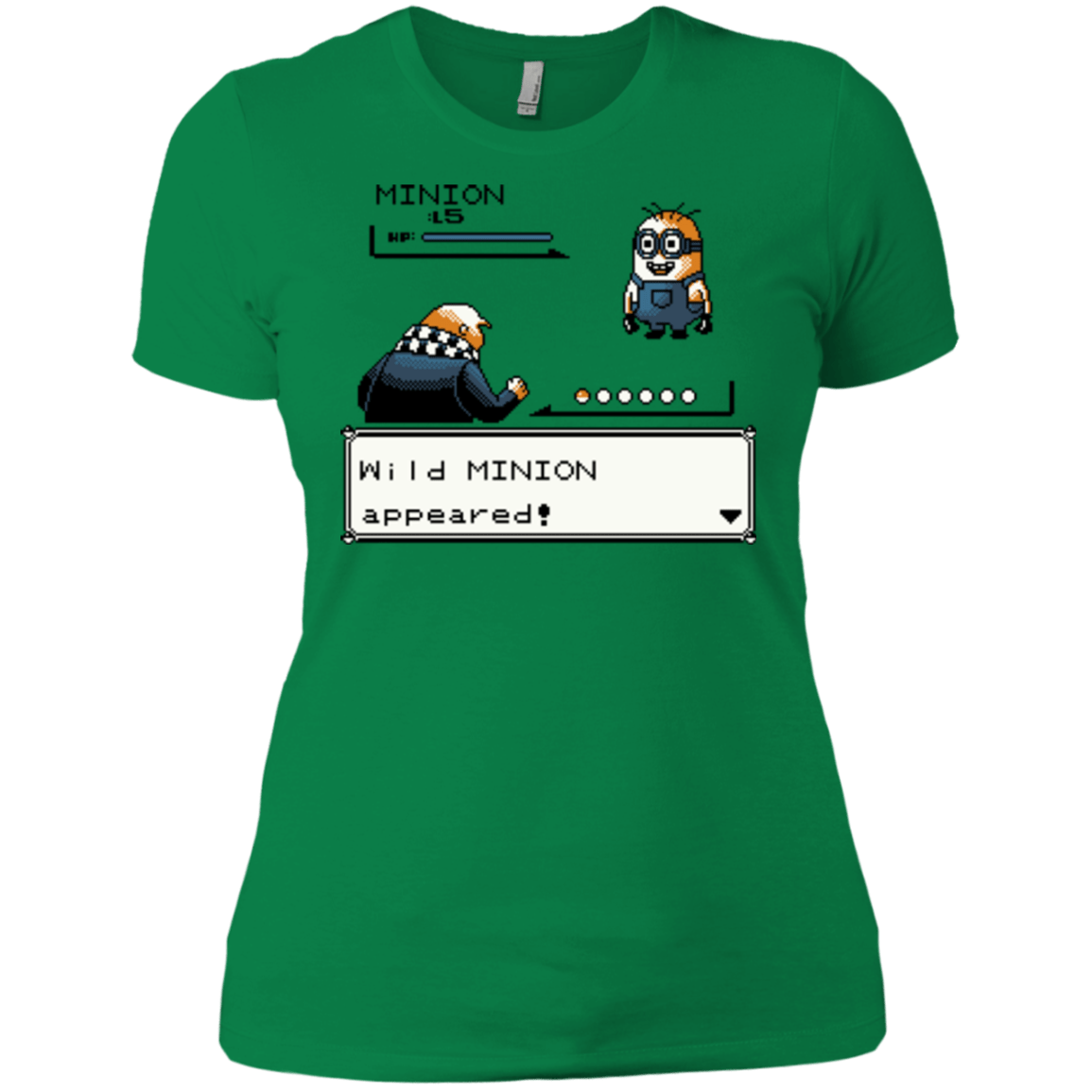 T-Shirts Kelly Green / X-Small Pocket minions Women's Premium T-Shirt