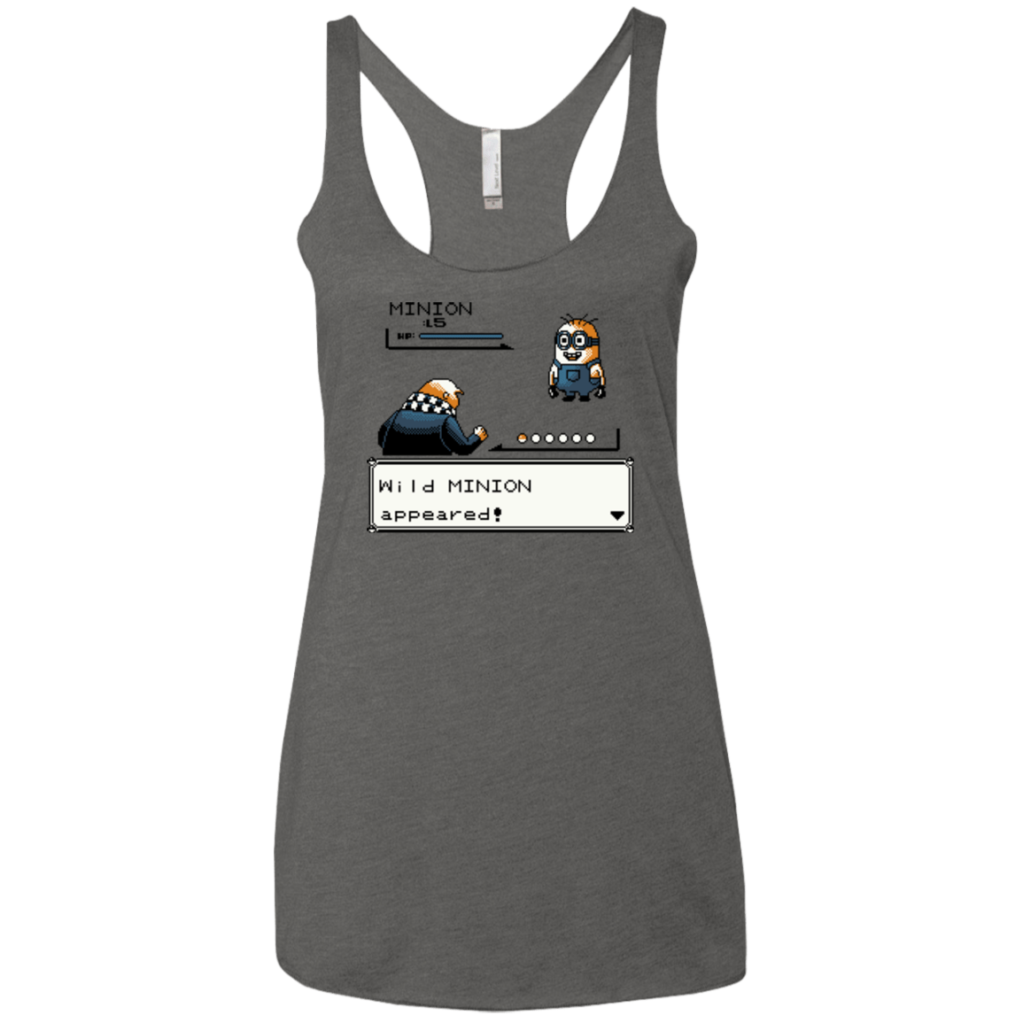 T-Shirts Premium Heather / X-Small Pocket minions Women's Triblend Racerback Tank