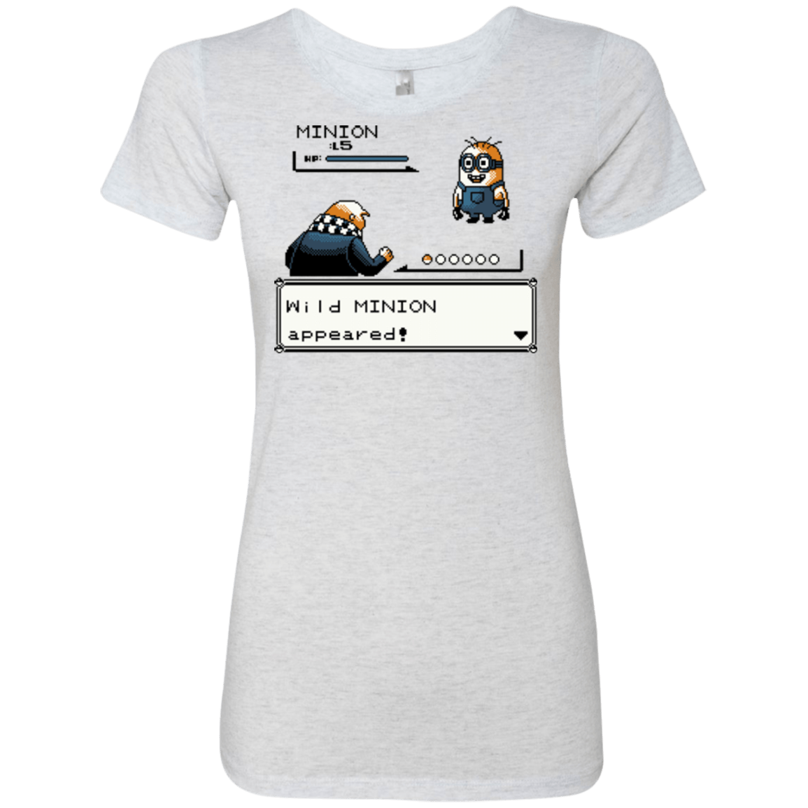 T-Shirts Heather White / S Pocket minions Women's Triblend T-Shirt