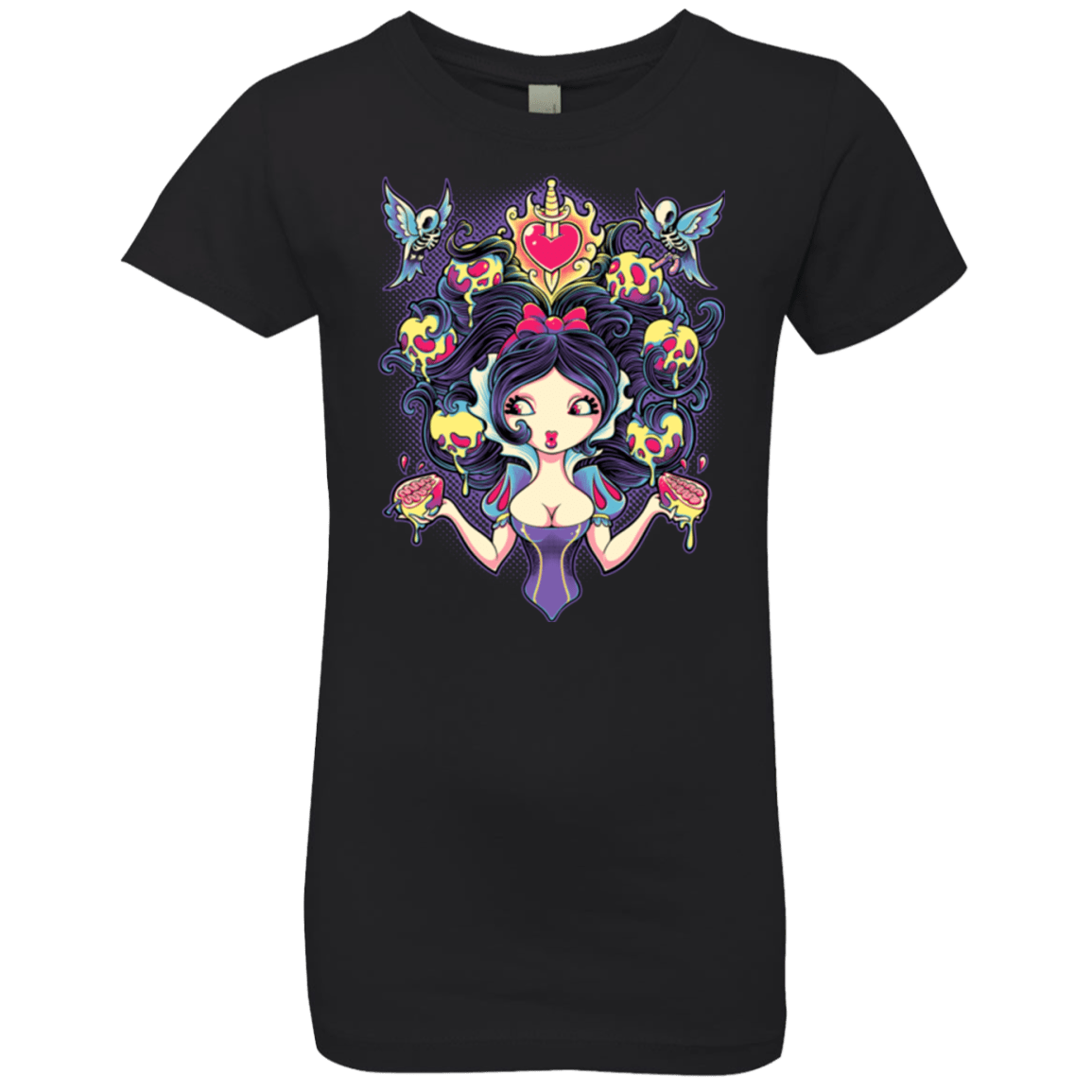 T-Shirts Black / YXS Poisoned Mind Girls Premium T-Shirt