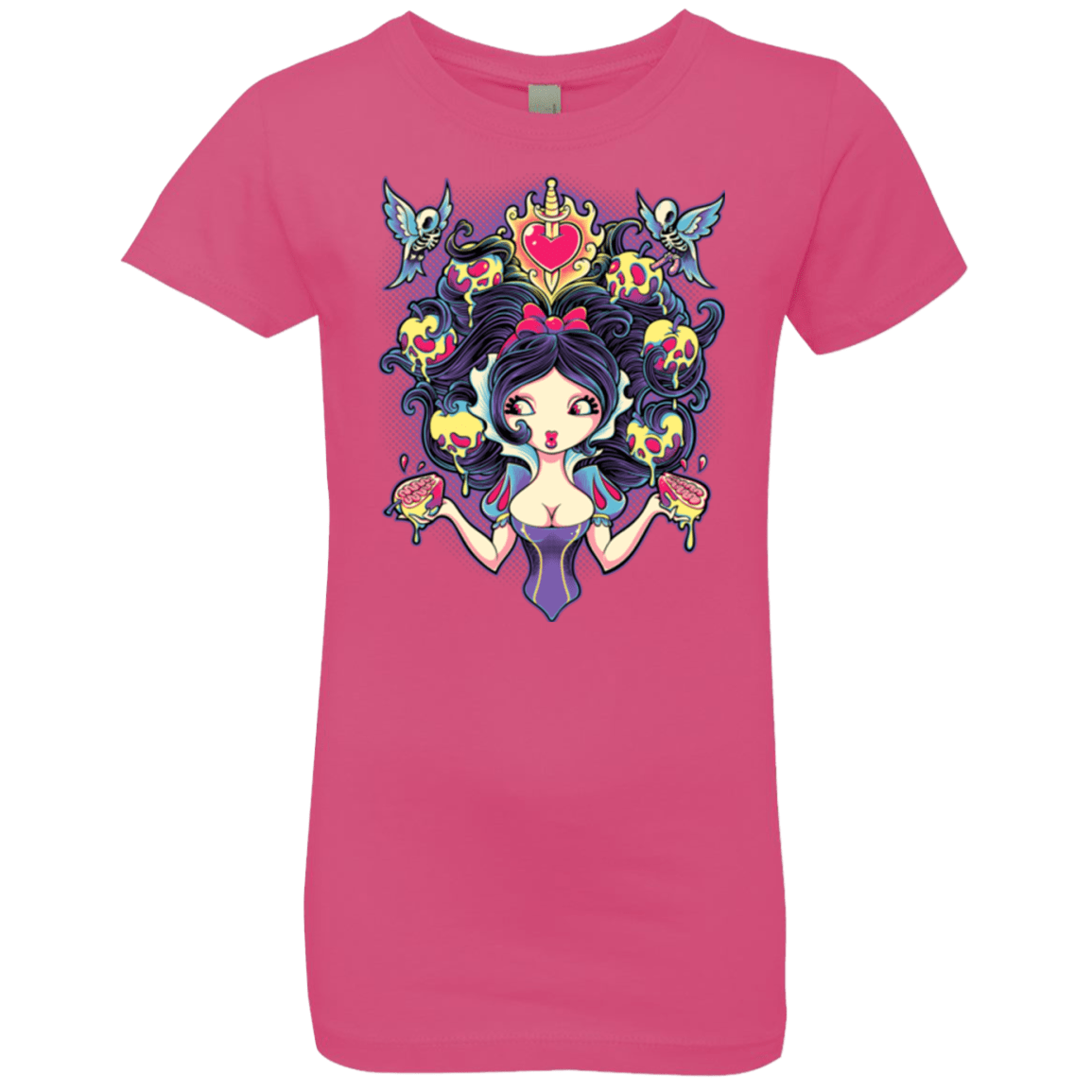 T-Shirts Hot Pink / YXS Poisoned Mind Girls Premium T-Shirt