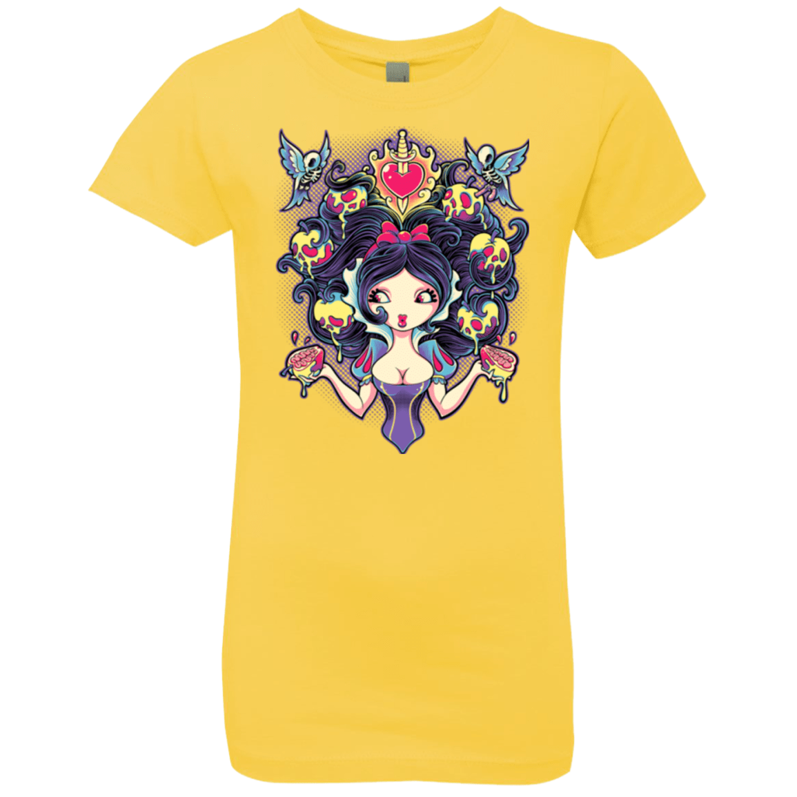 T-Shirts Vibrant Yellow / YXS Poisoned Mind Girls Premium T-Shirt