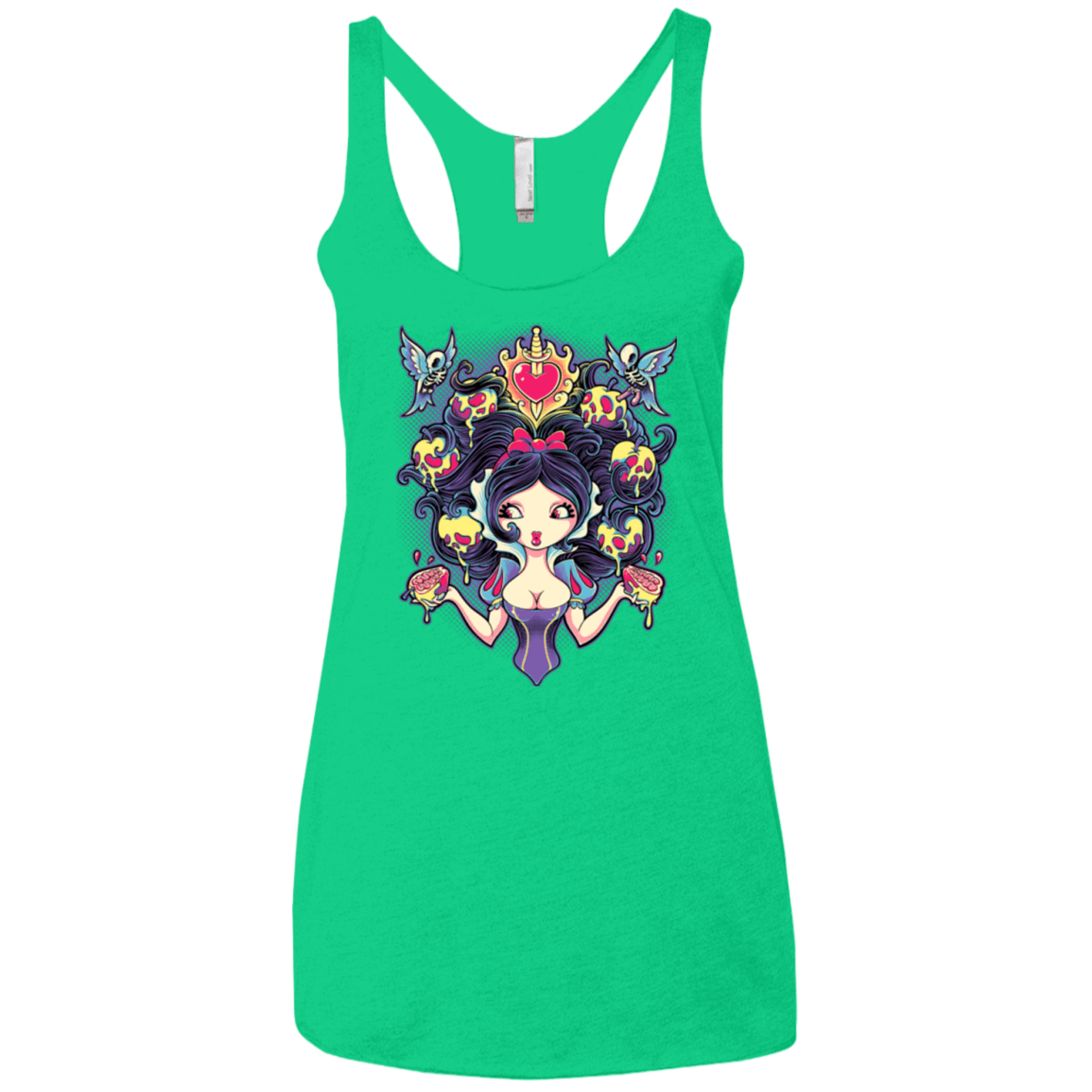 T-Shirts Envy / X-Small Poisoned Mind Women's Triblend Racerback Tank