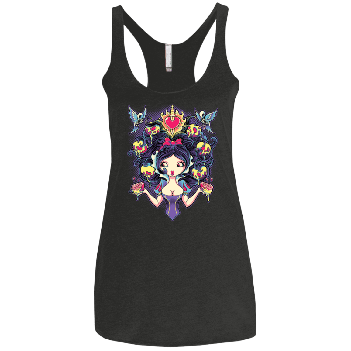 T-Shirts Vintage Black / X-Small Poisoned Mind Women's Triblend Racerback Tank