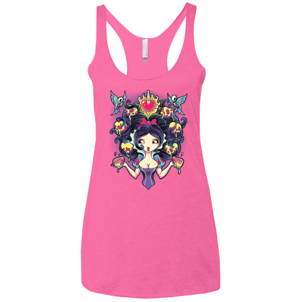 T-Shirts Vintage Pink / X-Small Poisoned Mind Women's Triblend Racerback Tank