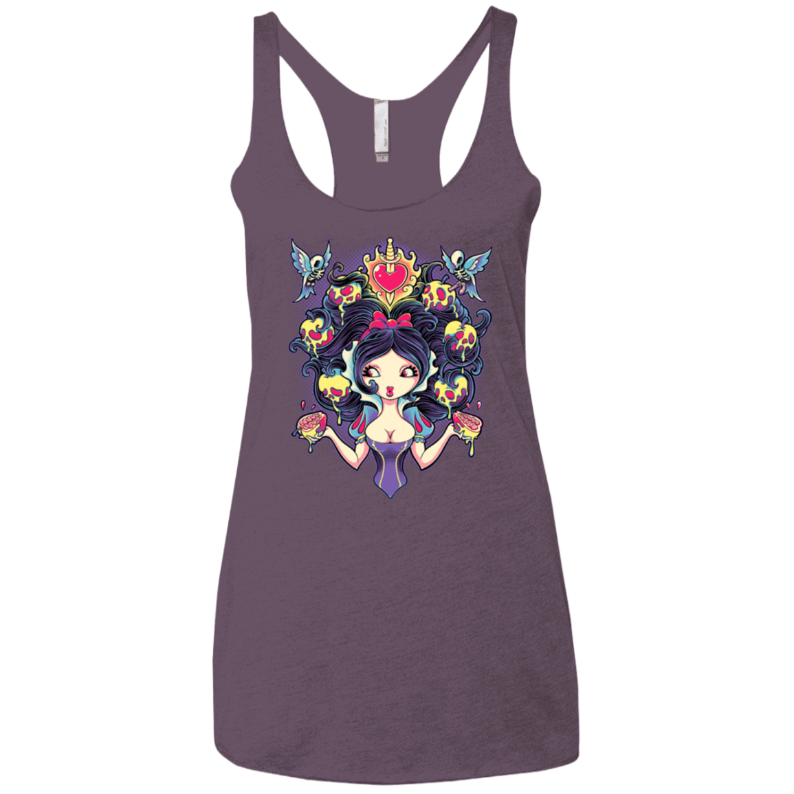 T-Shirts Vintage Purple / X-Small Poisoned Mind Women's Triblend Racerback Tank