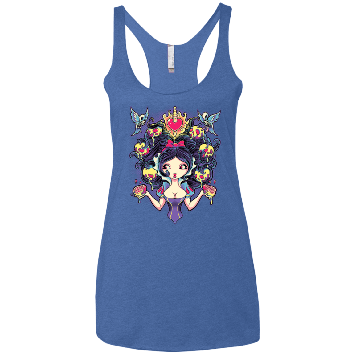 T-Shirts Vintage Royal / X-Small Poisoned Mind Women's Triblend Racerback Tank