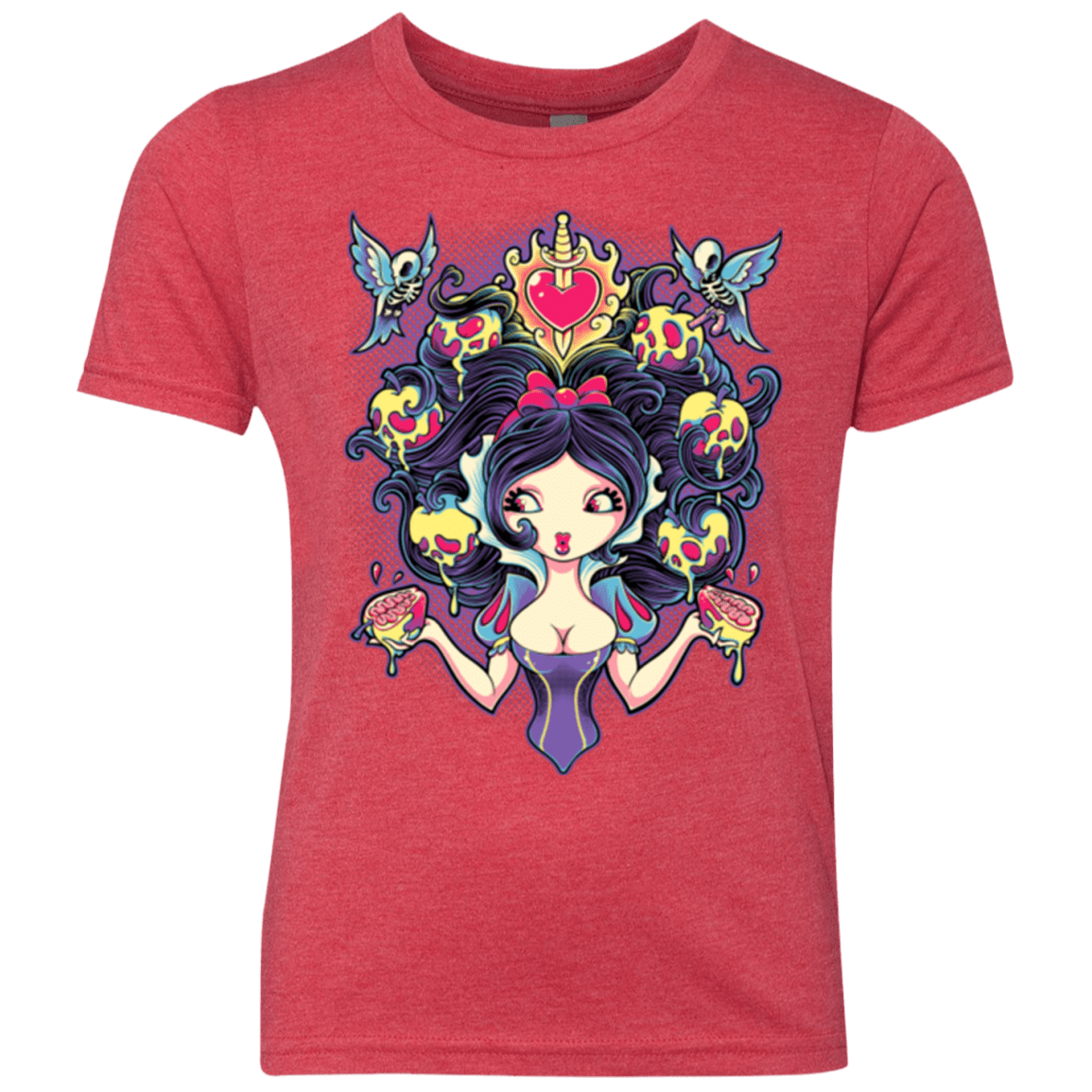 T-Shirts Vintage Red / YXS Poisoned Mind Youth Triblend T-Shirt