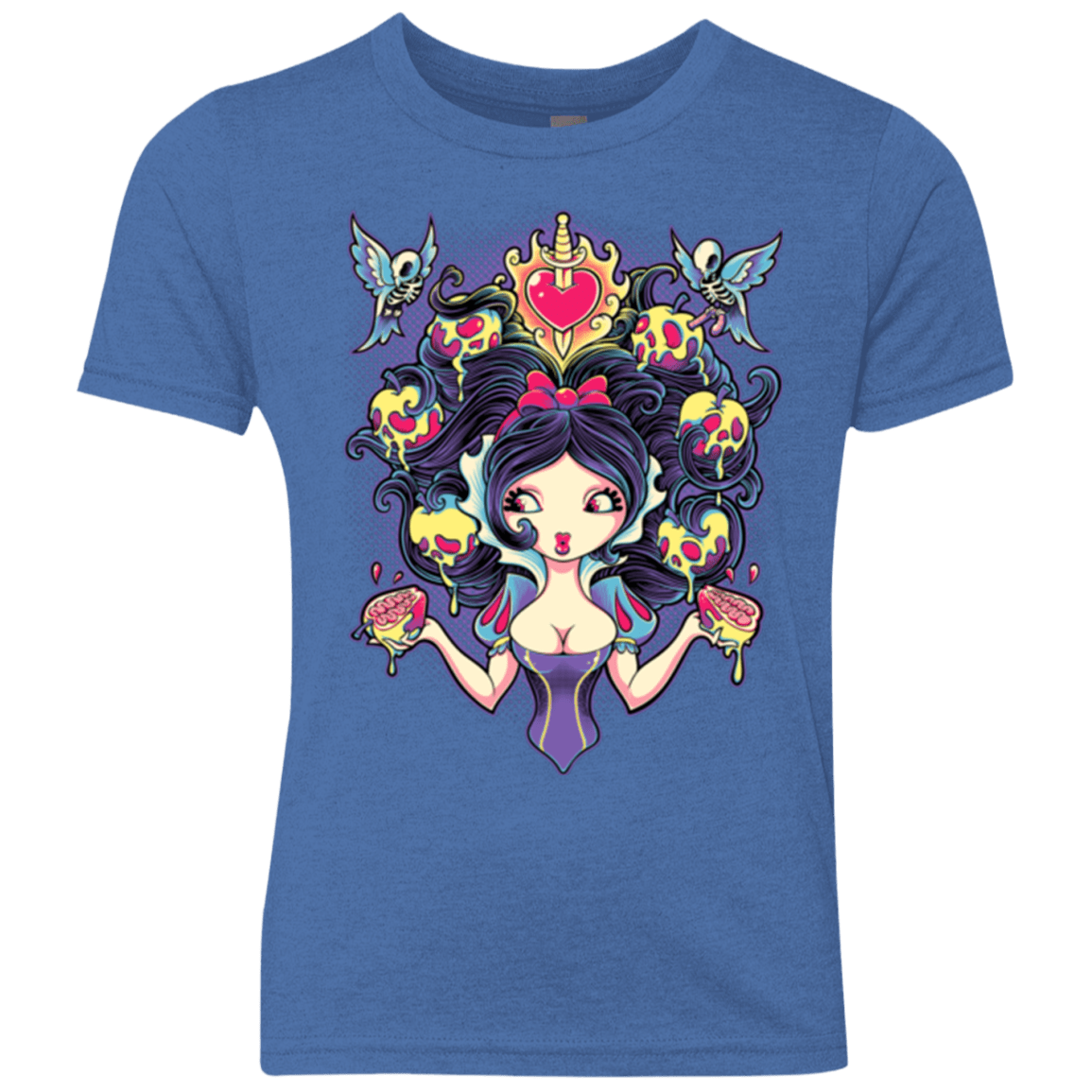 T-Shirts Vintage Royal / YXS Poisoned Mind Youth Triblend T-Shirt