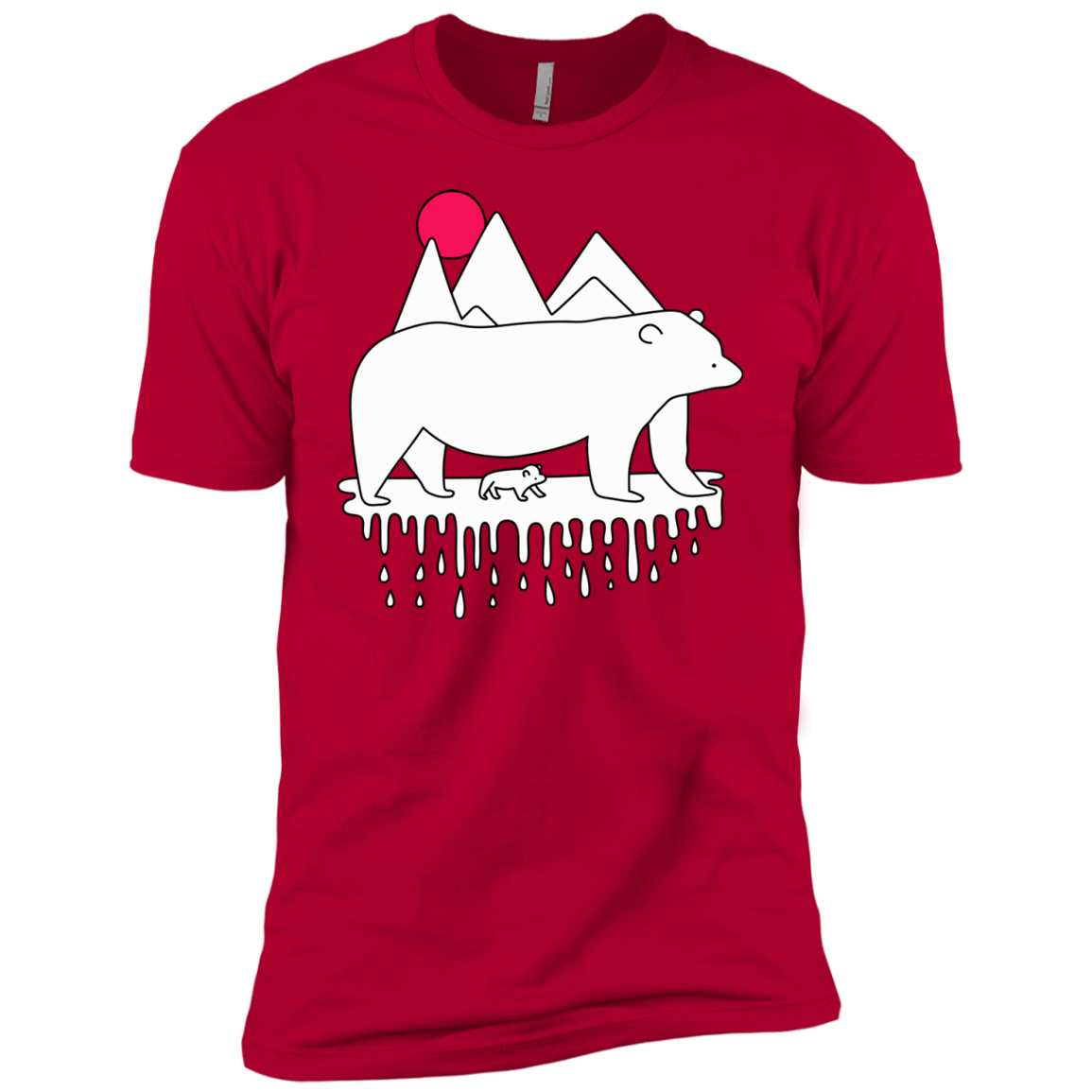 Polar Bear Family Boys Premium T-Shirt