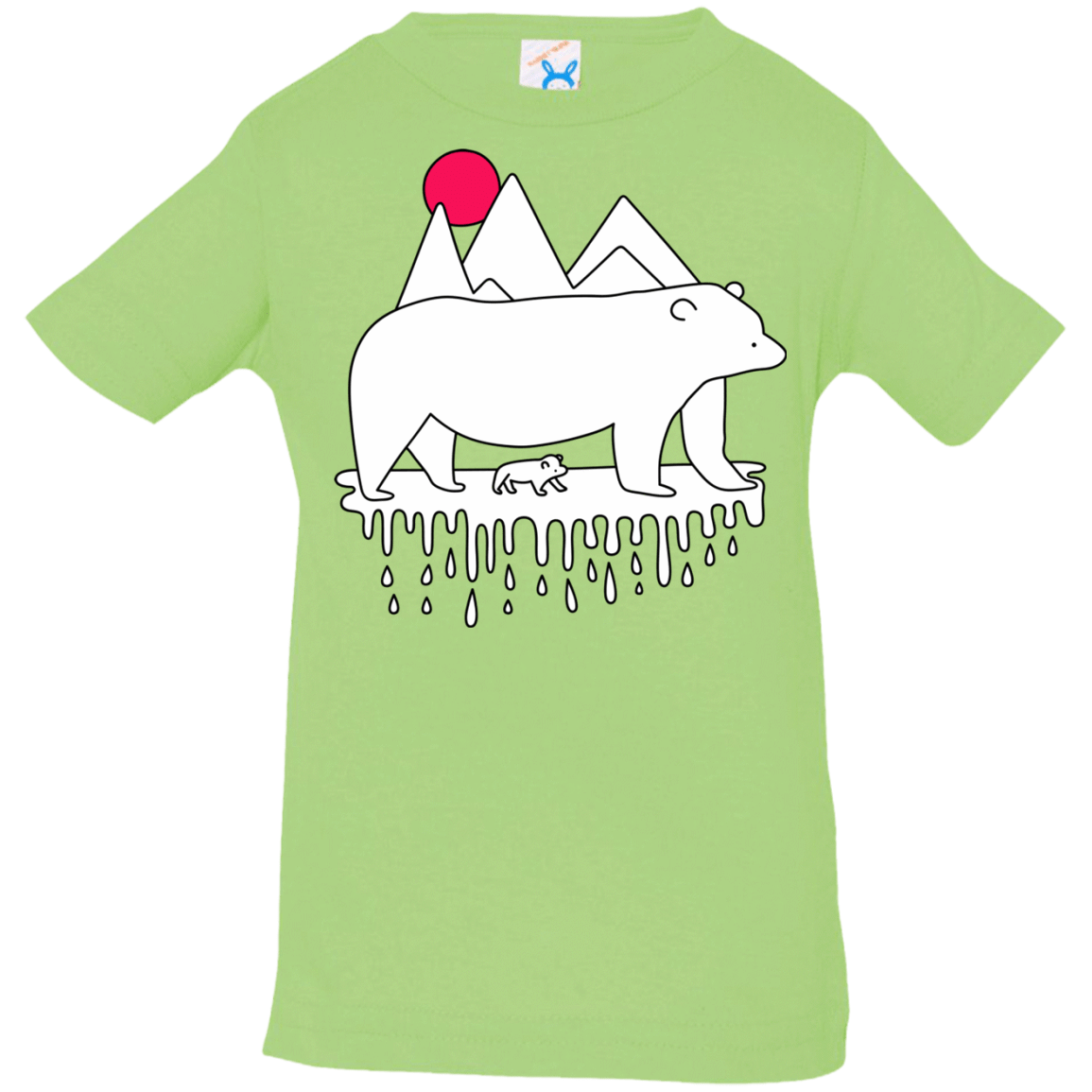 T-Shirts Key Lime / 6 Months Polar Bear Family Infant Premium T-Shirt
