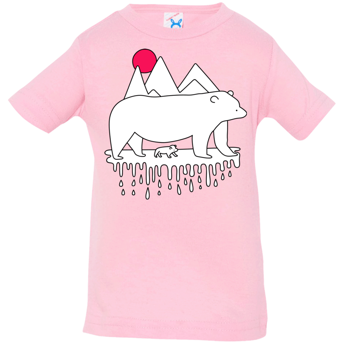 T-Shirts Pink / 6 Months Polar Bear Family Infant Premium T-Shirt