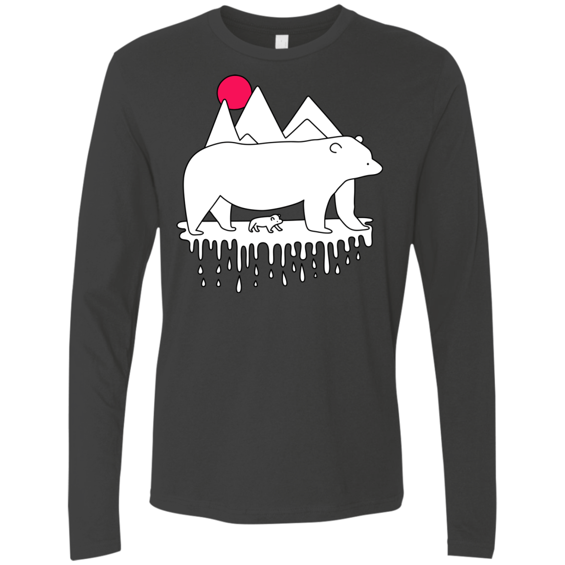 Polar Bear Family Men's Premium Long Sleeve