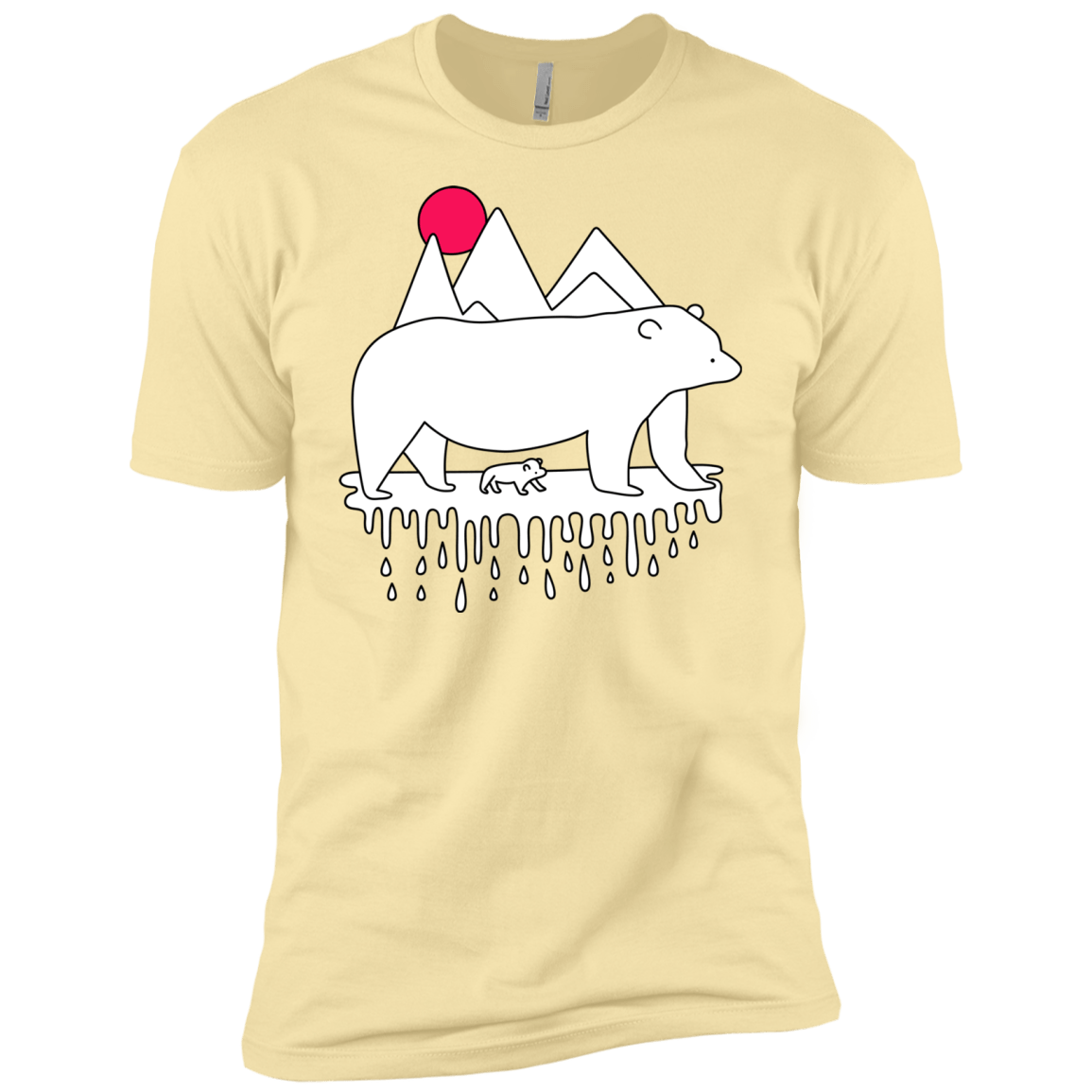 Polar Bear Family Men's Premium T-Shirt