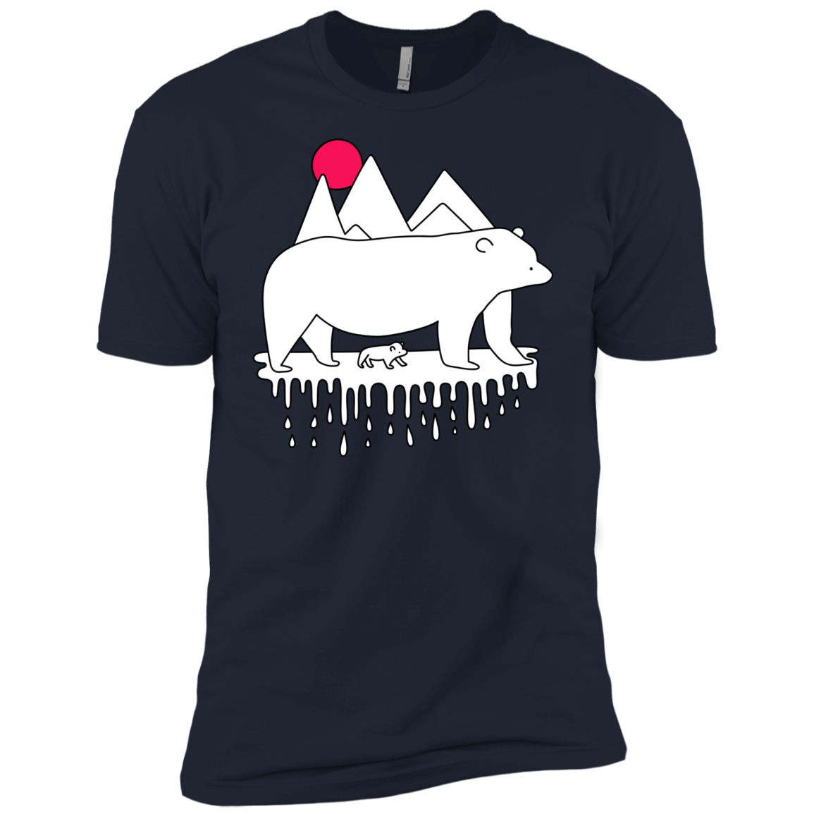 Polar Bear Family Men's Premium T-Shirt