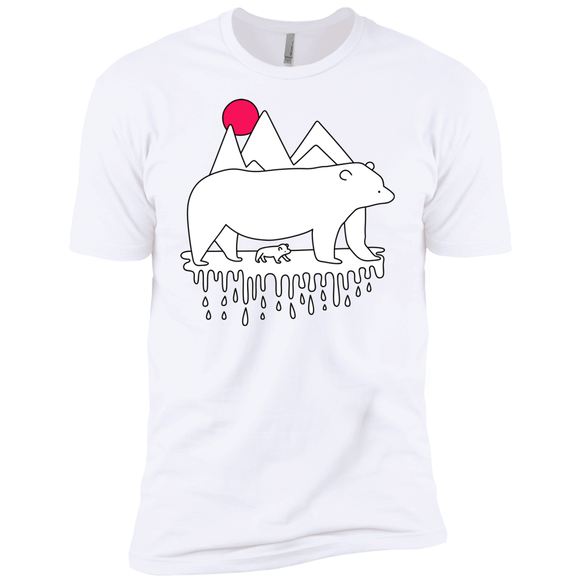 Polar Bear Family Men's Premium T-Shirt