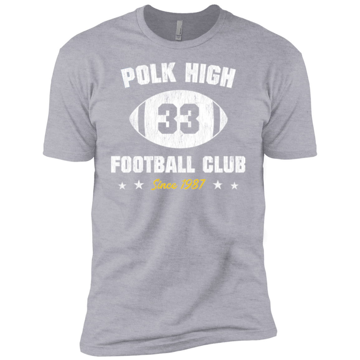 T-Shirts Heather Grey / YXS Polk High Football Boys Premium T-Shirt