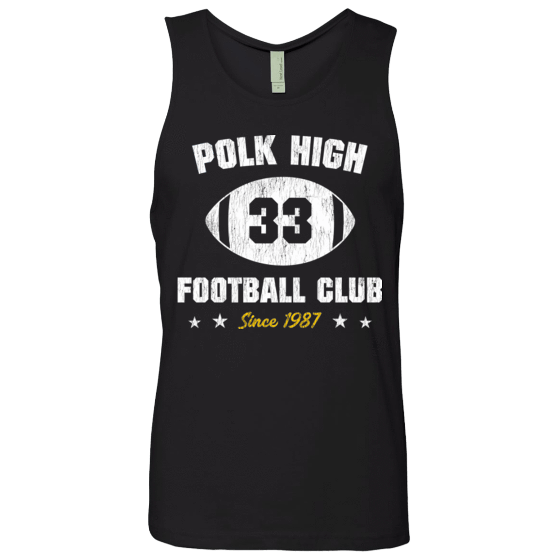 T-Shirts Black / Small Polk High Football Men's Premium Tank Top