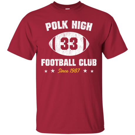 T-Shirts Cardinal / Small Polk High Football T-Shirt