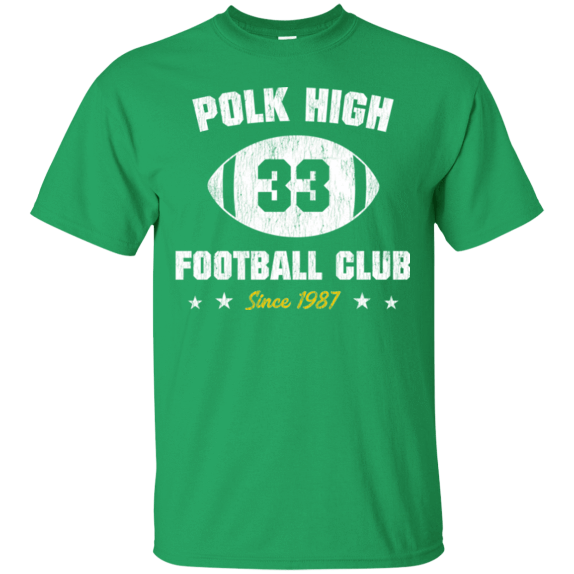 T-Shirts Irish Green / Small Polk High Football T-Shirt