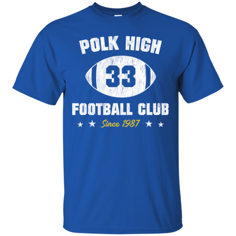 T-Shirts Royal / Small Polk High Football T-Shirt